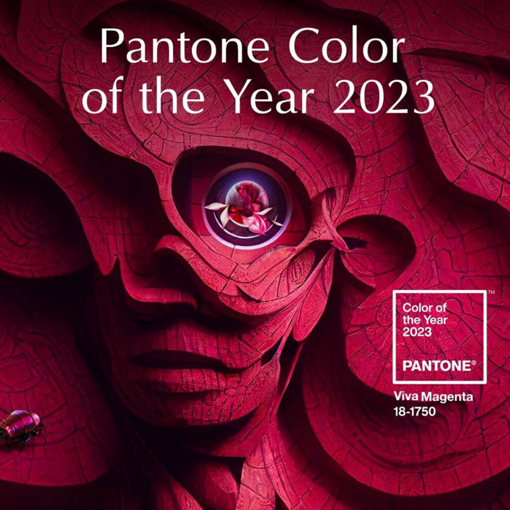 2023. aasta Pantone värv on Viva Magenta